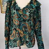Vintage Firefly Burnout Blouse – Size M Lenni The Label