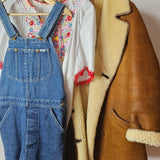 Morlands Brown Sheepskin Shearling Coat – Vintage Shearling Jacket Size 12