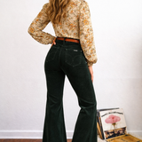 Rollas Eastcoast Flare Ivy Green 26/8