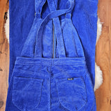 Rollas Electric blue overalls size 14