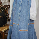 Vintage Calypso of Melbourne Denim Panel Skirt – Size 10/12 (AU)