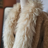Vintage 70s Penny Lane Sheepskin Coat | Cream 10/12