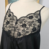 Vintage Norman Hartnell Black Slip – Size 12