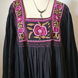 Chasing Unicorns “Four Strong Winds” Embroidered Maxi Dress | Size Large