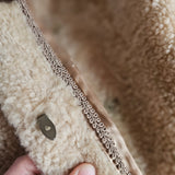 Vintage 70s Shearling Sheepskin Coat | Fits Size 10/12