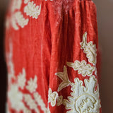 Chasing Unicorns Velvet Mini Dress — Ember Red XS rrp $690