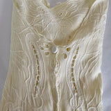 Cutwork Cream Blouse L