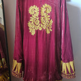 Chasing Unicorns Queen Of Hearts Velvet Tunic M rrp$600+
