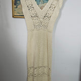 Chasing unicorns 🦄 crochet dress L 10/12