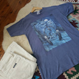 Vintage Made in USA Wolf Totem Dreamcatcher Tee — XL