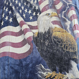 The Mountain American Eagle Flag Graphic Tee – Made in USA – Size L