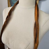 Vintage 1970s Tooled Leather Crossbody Bag