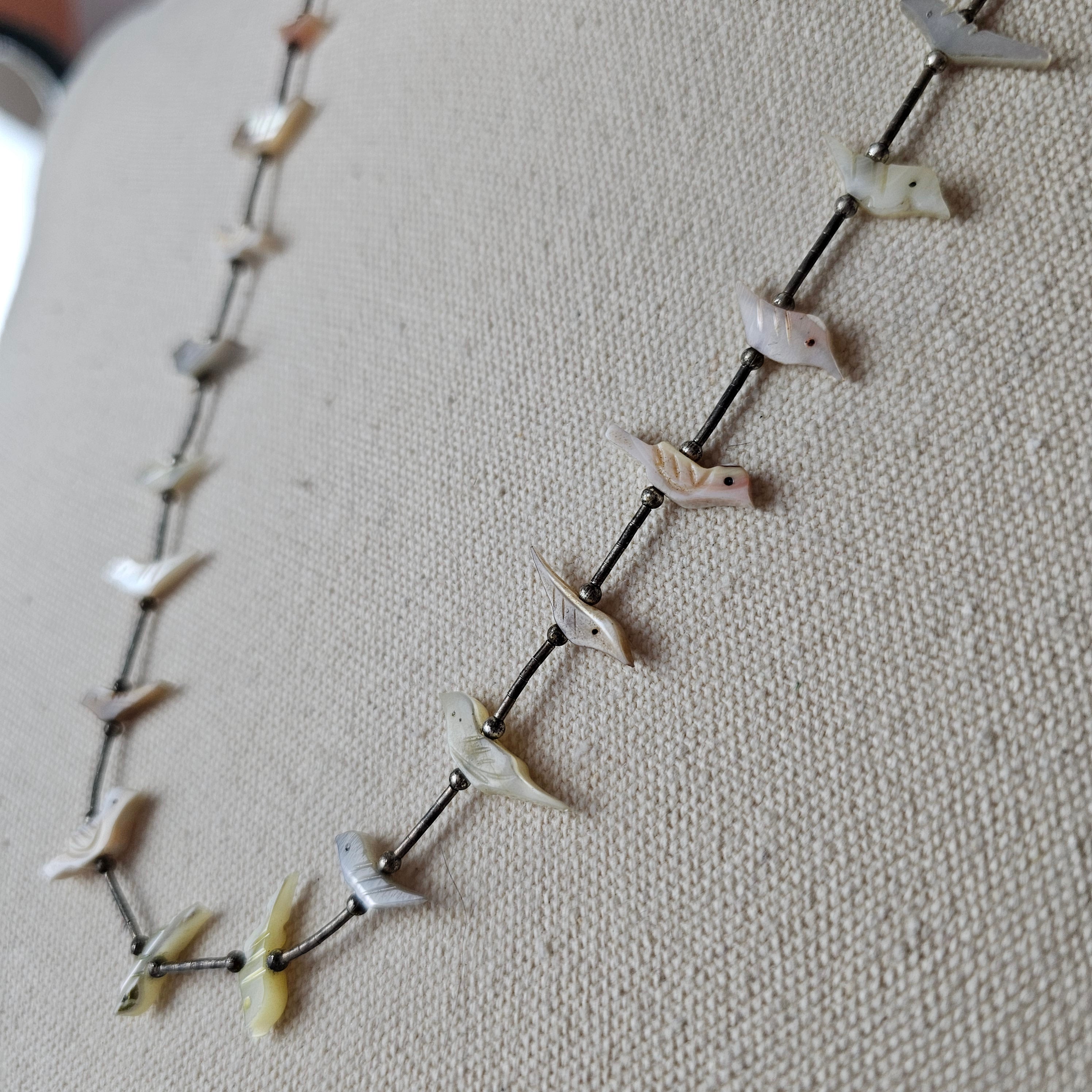 Vintage Goddess Zuni Bird Fetish Necklaces – Hand Carved Stone &  Shell- choose your design