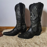 Ariat Black Leather Western Cowboy Boots – Size US 8.5B