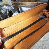 Vintage Hand-Tooled Leather Shoulder Bag – Flores Bags, Mexico