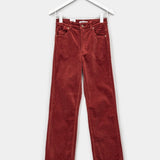 Rollas Dusters Bootcut Cords – Brick | Size 10