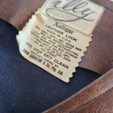 Vintage 70s  Leather Look Vest xs/s