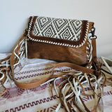Mysa Designs Cowhide Fringe Bag – Handmade in India