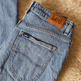 Vintage Lee High Rise Straight Leg Jeans — Size 9