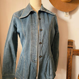 Genuine 1970's vintage Blues Union Women's denim jacket in good condition small