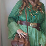 Vintage Indian Lurex Dress – One Size S/M/L