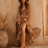 Vintage Tan Leather Knee-High Boots 7.5 B