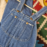 vintage lee denim overalls – classic mid wash – size 30 (best fit au 8–10)
