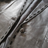 Vicky Mar 1980s Soft Leather Jacket | Made In Australia | Vintage Black Leather Jacket | Size 40