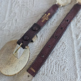 Vintage Western Concho Chain Belt – Size 30