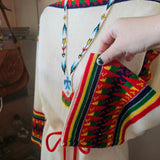 Vintage 70s Mexican Knit Dress – Size Small / Medium