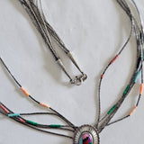 Native American Zuni Necklace sterling silver