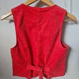 ROLLAS Womens Dallas Cord Vest Scarlet Cord 26/8