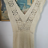 Chasing unicorns 🦄 crochet dress L 10/12