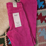 Rollas Eastcoast cord Original size 7 Magenta New
