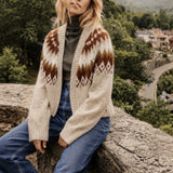ASPEN Nordic Knit Cardigan – XS