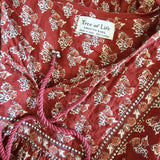 Tree of Life Block Print Dress – Easy Fit S–M-L