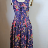 Urban Noir Floral Maxi Dress