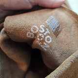 boston babe suede lace-up fringe boots size 39 Brown