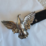 Vintage Eagle Buckle Leather Belt