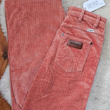 Wrangler Hi Bells – Saffron Corduroy – Size 9