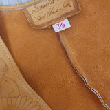 1970s Santa Fe Leather co South Western Hand-Tooled Artisanal Set 6/7/8