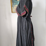Vintage Mexican Embroidered Dress S/M