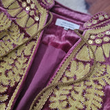Chasing Unicorns Queen Of Hearts Velvet Tunic M rrp$600+