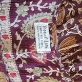 Tree of Life Vintage Block Print Dress – Easy Fit S–M/L