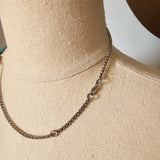 Vintage Zuni Sterling Silver & Turquoise Butterfly Necklace