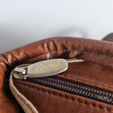 Vintage Woven Rattan Leather Tote Bag