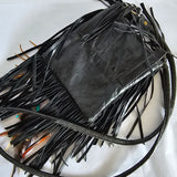 Boho Western Leather Fringe shoulder & belt Bag