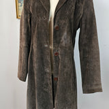 Vintage YTK Suede Trench Coat 10