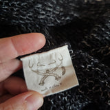 Rare Spell Early Days Black Open Back Knit Dress | Size M/L