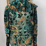 Vintage Firefly Burnout Blouse – Size M Lenni The Label